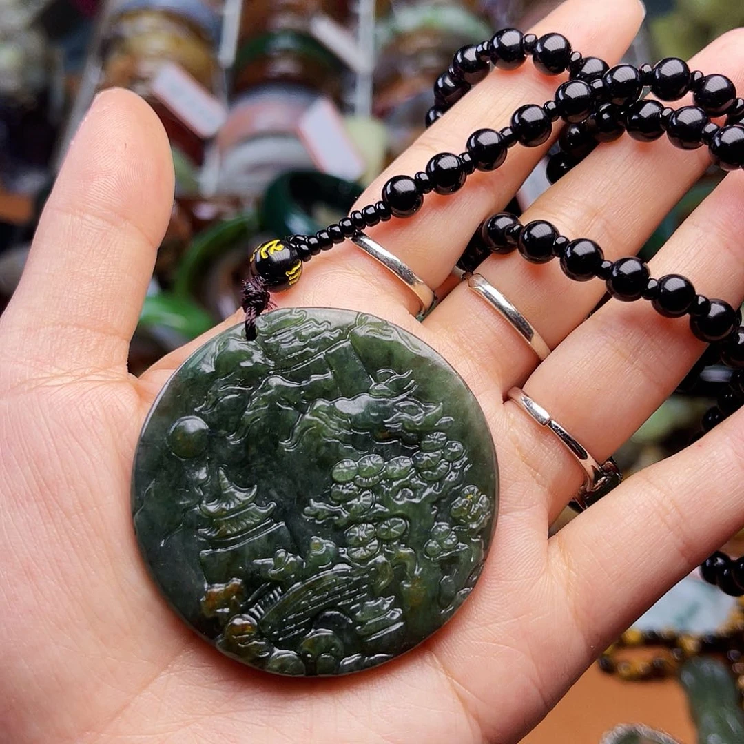 翡翠颈饰未镶嵌这