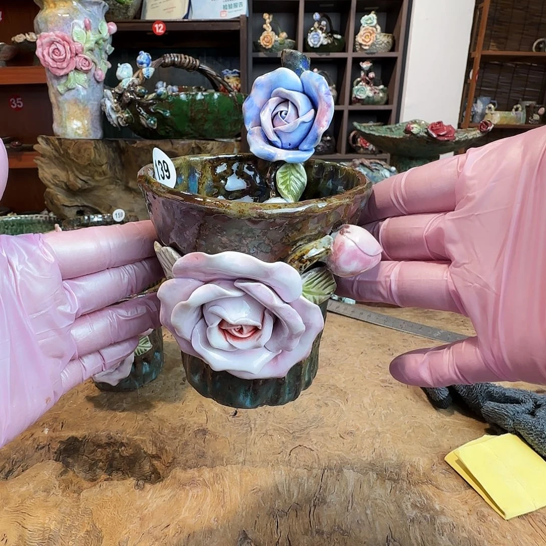 早***票纯手工咖啡杯，餐具