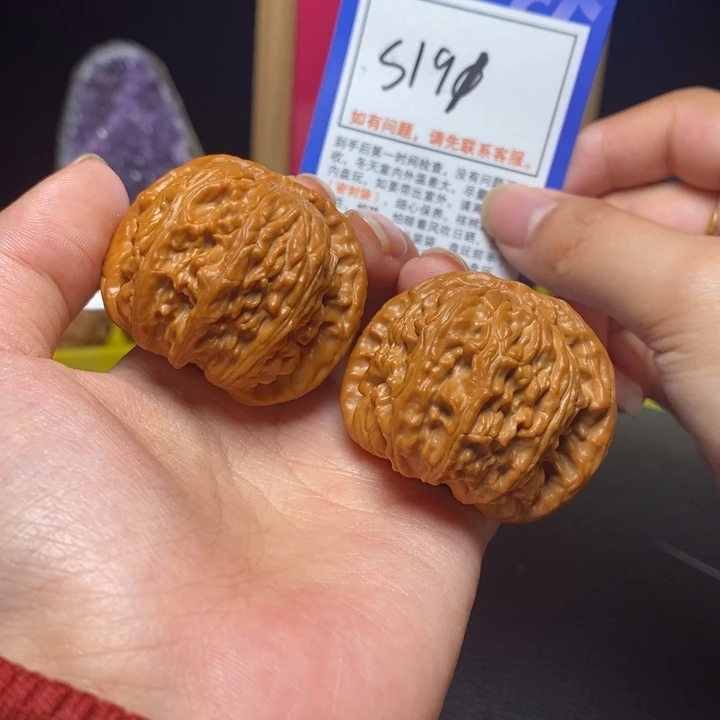 吊坠文玩核桃42全品白狮子s191