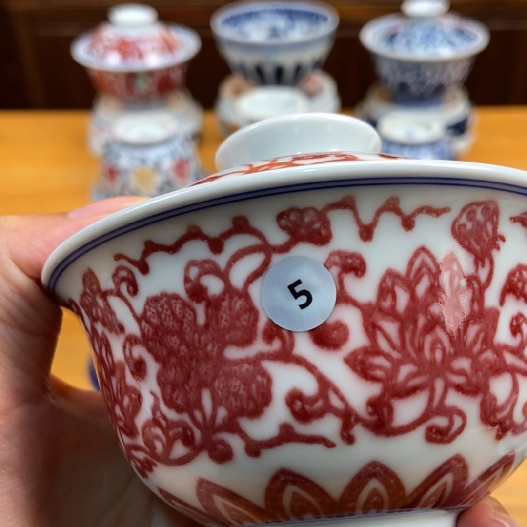 手绘现代茶具非古董