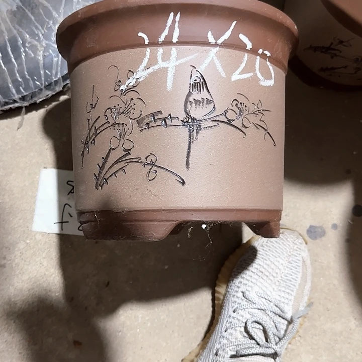 锦***瑶紫砂花盆破损包赔