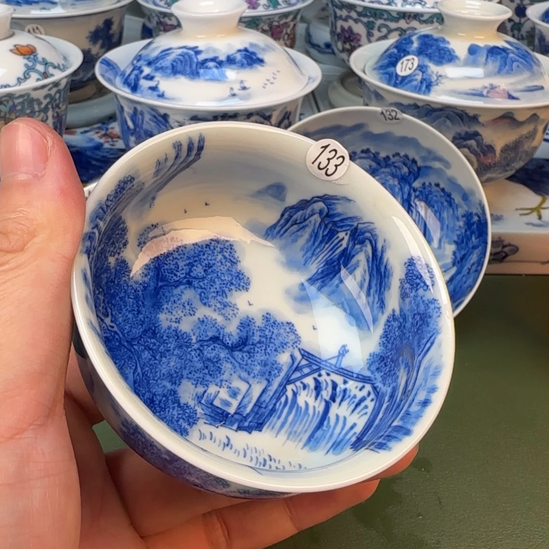 彦祖纯手工手绘茶具133