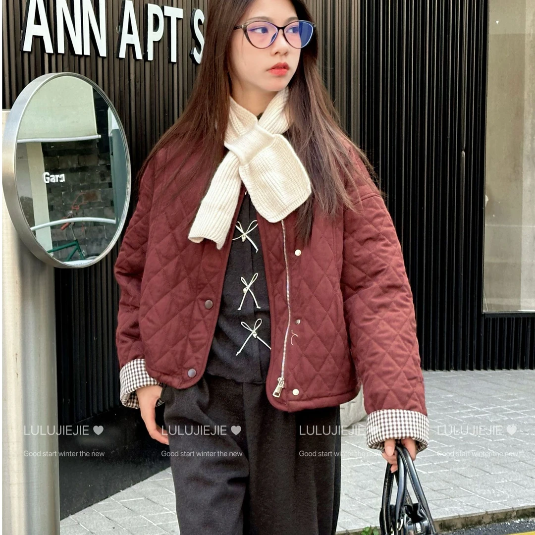 88079高端专享老林家冬季棉衣酒红（门店）