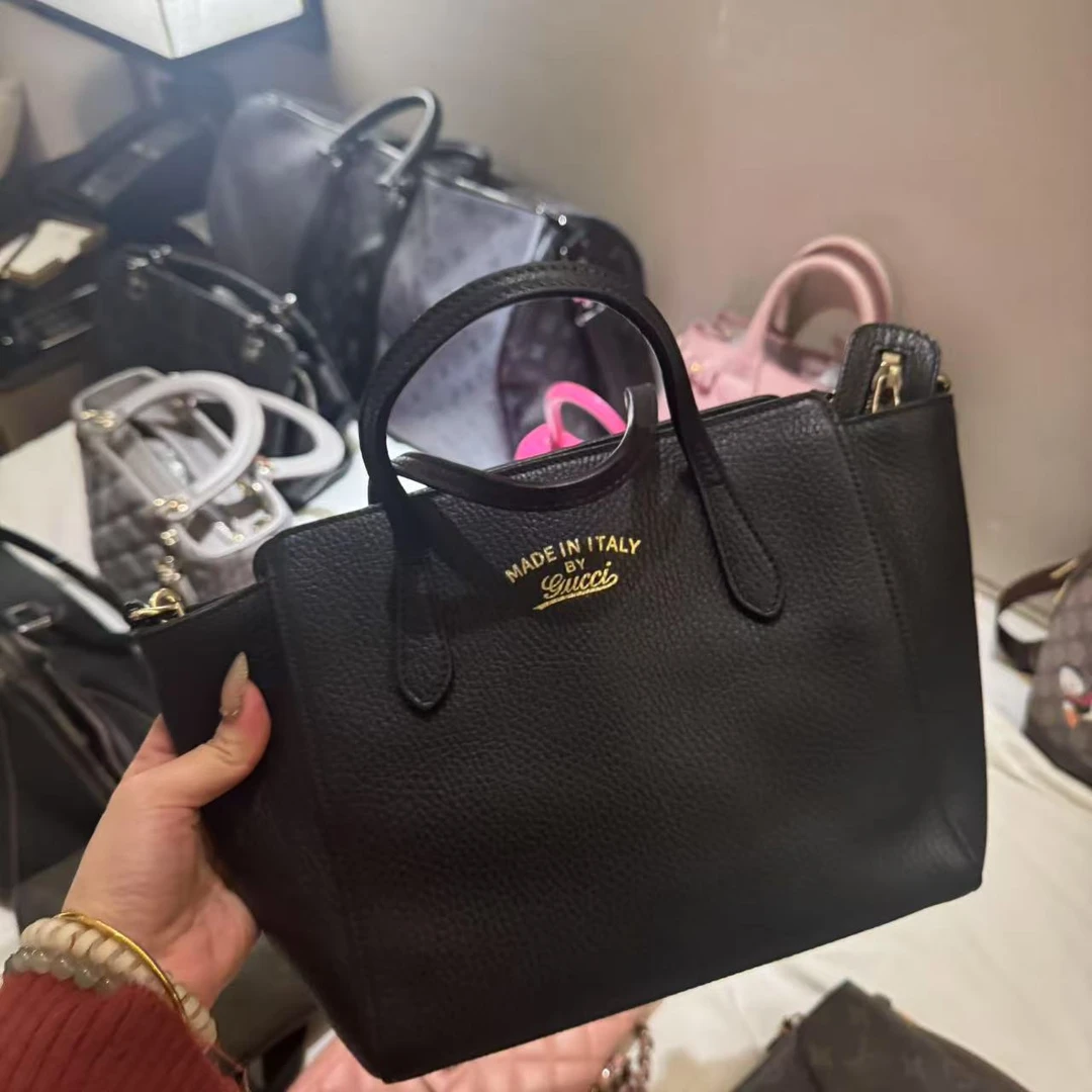 95新 GUCCI/古驰 伦老板/95新/古驰黑色托特