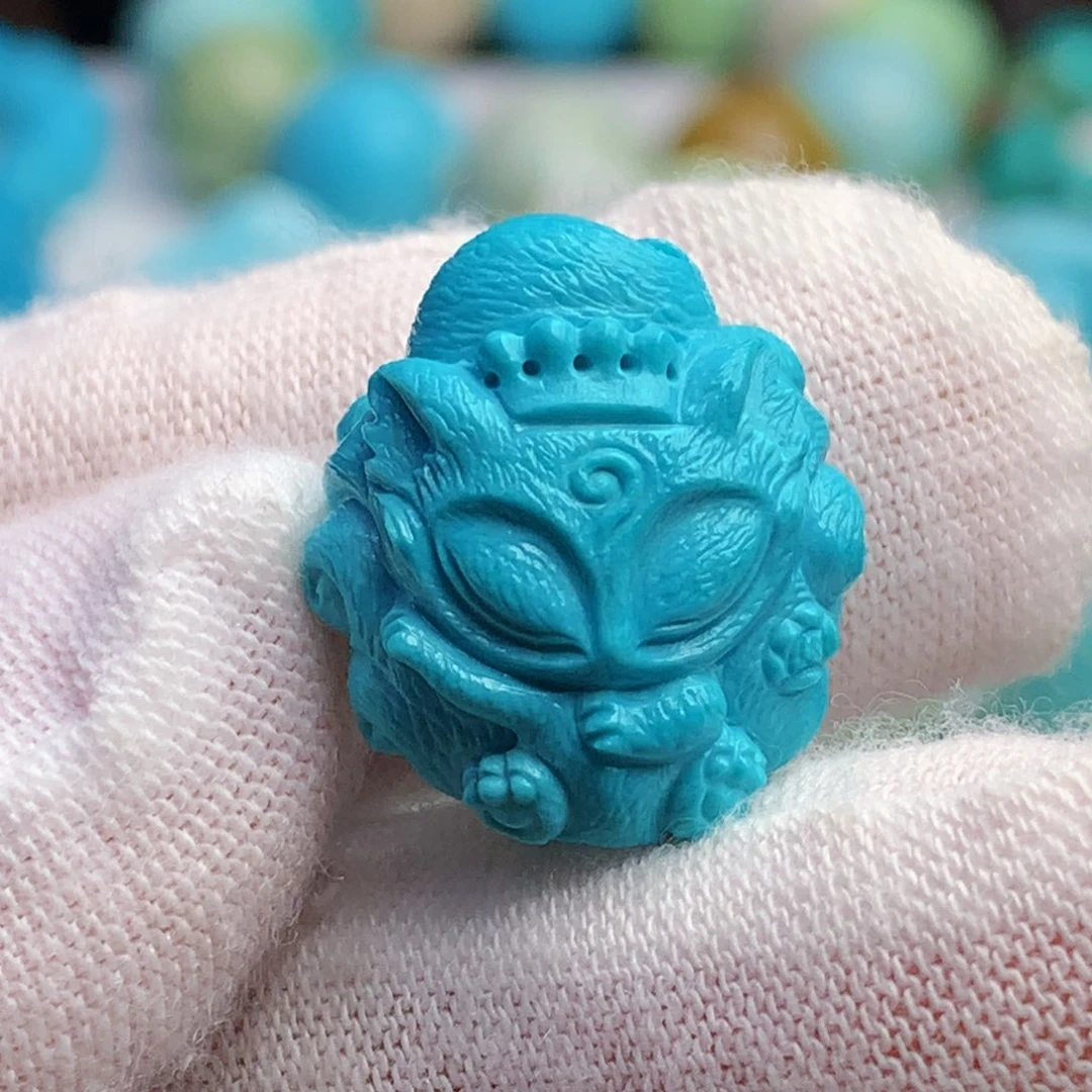 未镶嵌绿松石珠宝奇石