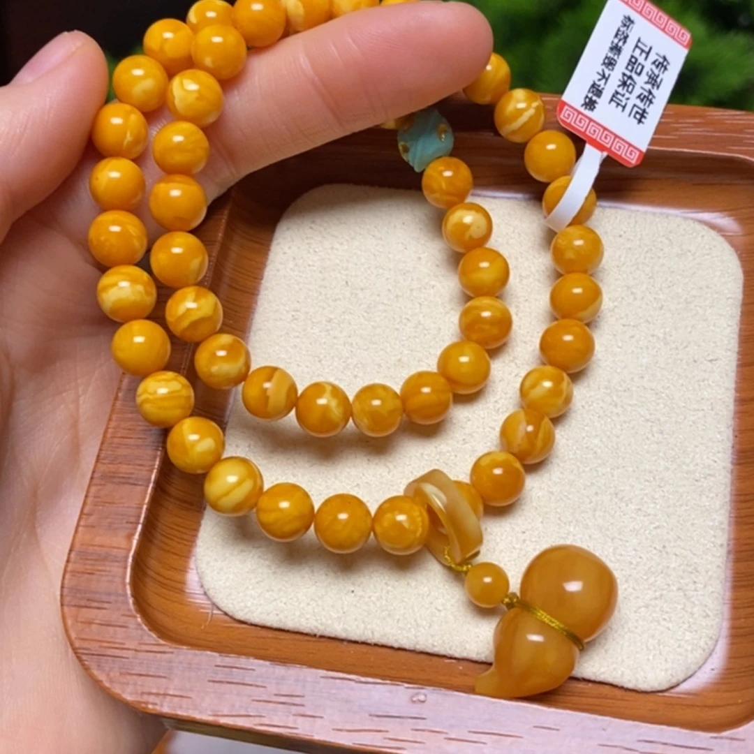 【闪购商品】蜜蜡颈饰未镶嵌项链