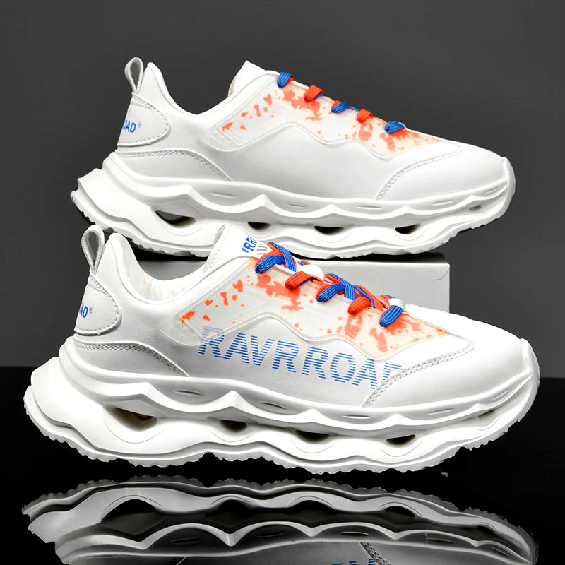 VANCAMEL/西域骆驼情侣老爹鞋防滑耐磨运动鞋休闲增高透气跑步鞋
