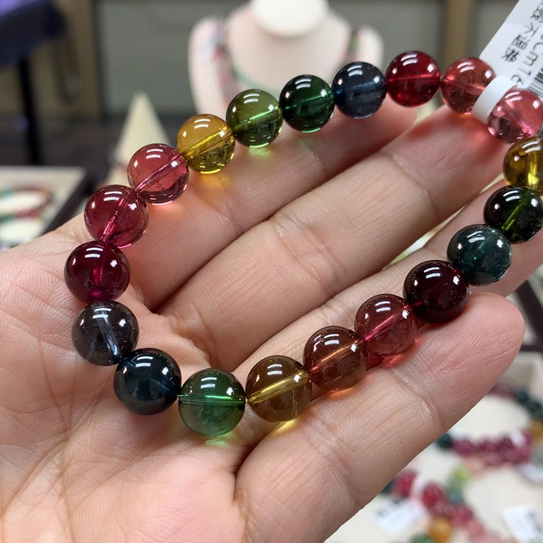 手链未镶嵌碧玺精***间9.5左右