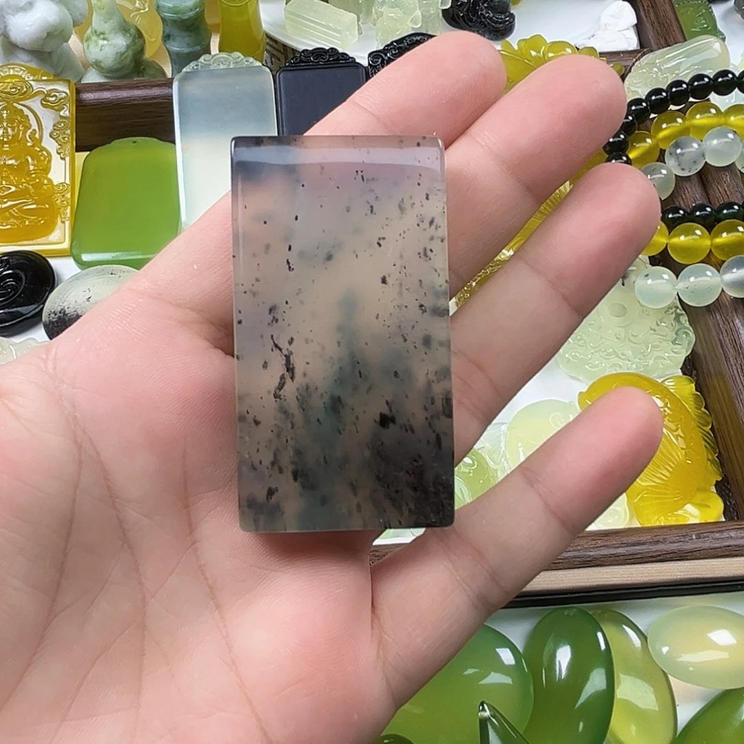 未镶嵌岫玉吊坠(不含链)打**京
