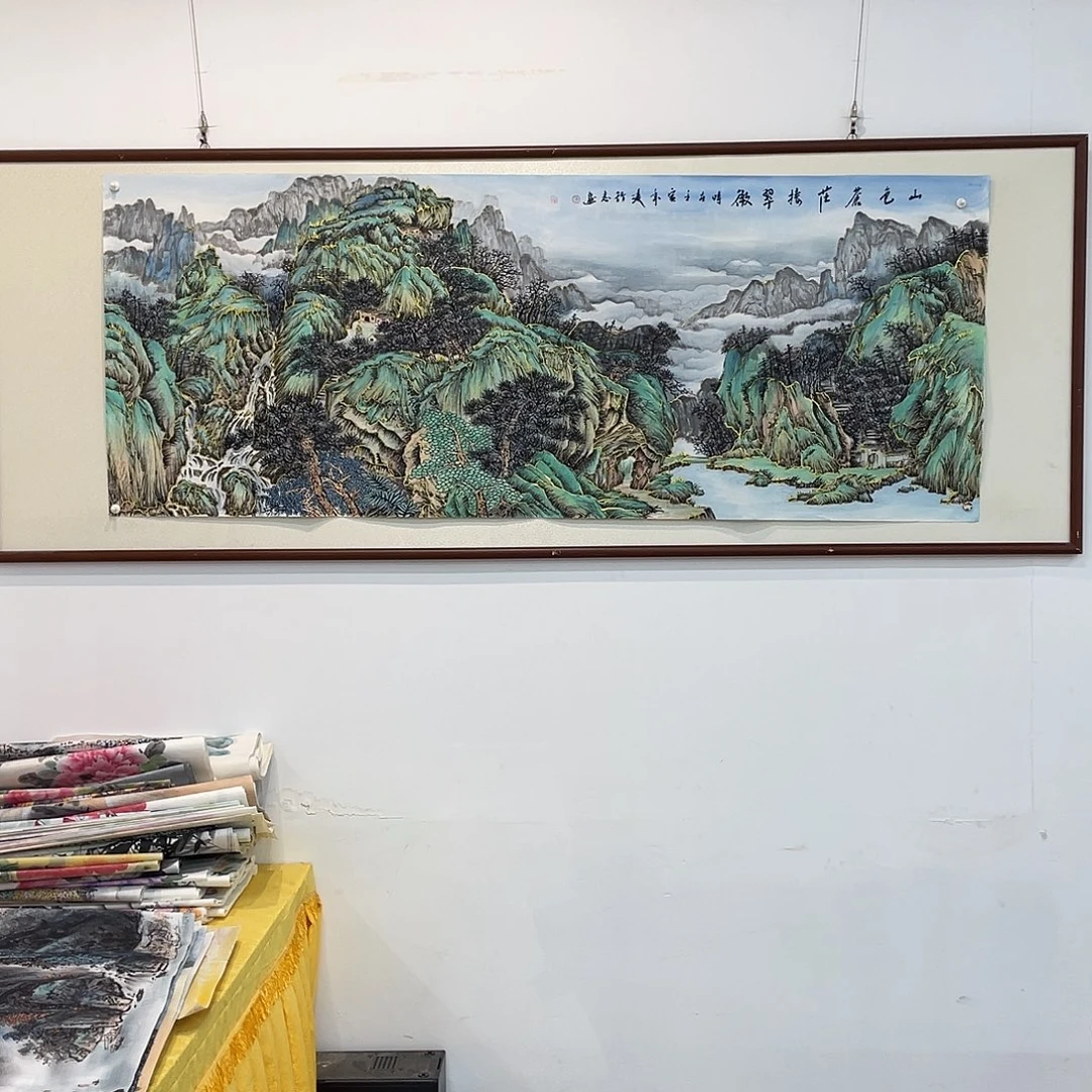 国画凌行志老师手绘国画精品