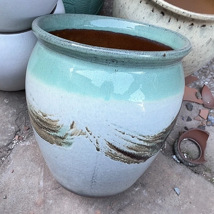 紫砂花盆正品口27高30