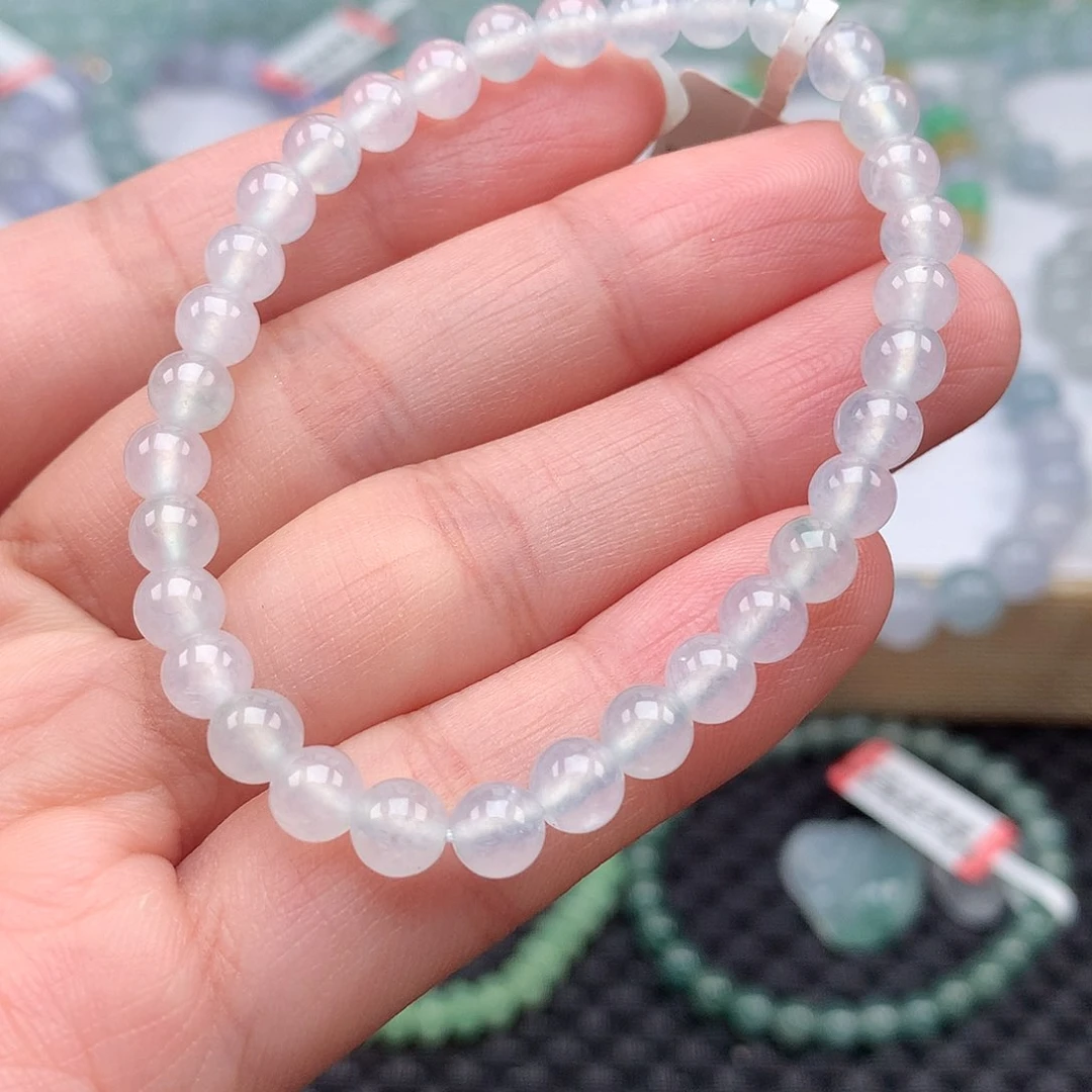 翡翠手链未镶嵌翡翠卡5.5