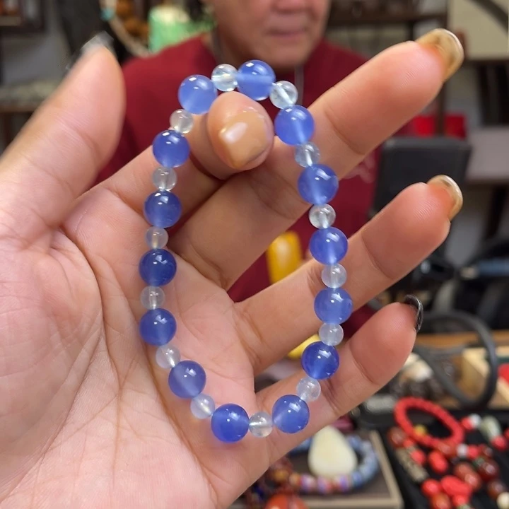 红***仰玛瑙/玉髓未镶嵌颈饰手串