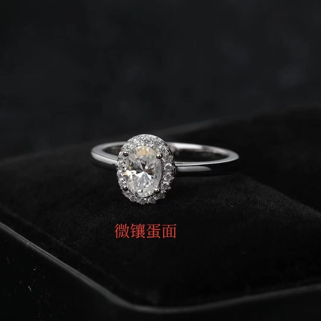 KLNZX 高端奢华定制款 微镶鸽子蛋2ct  J587
