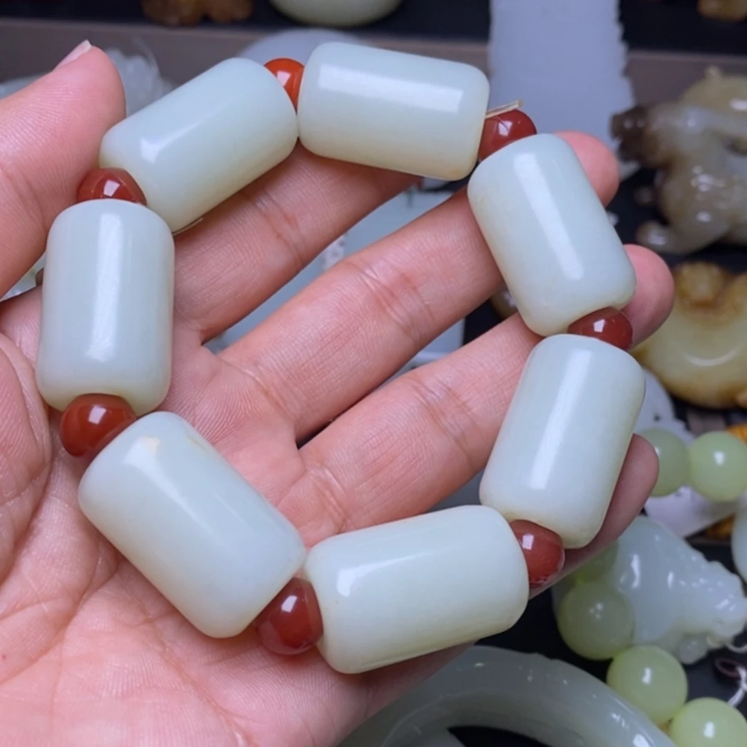 【闪购商品】和田玉未镶嵌颈饰鸡****粮