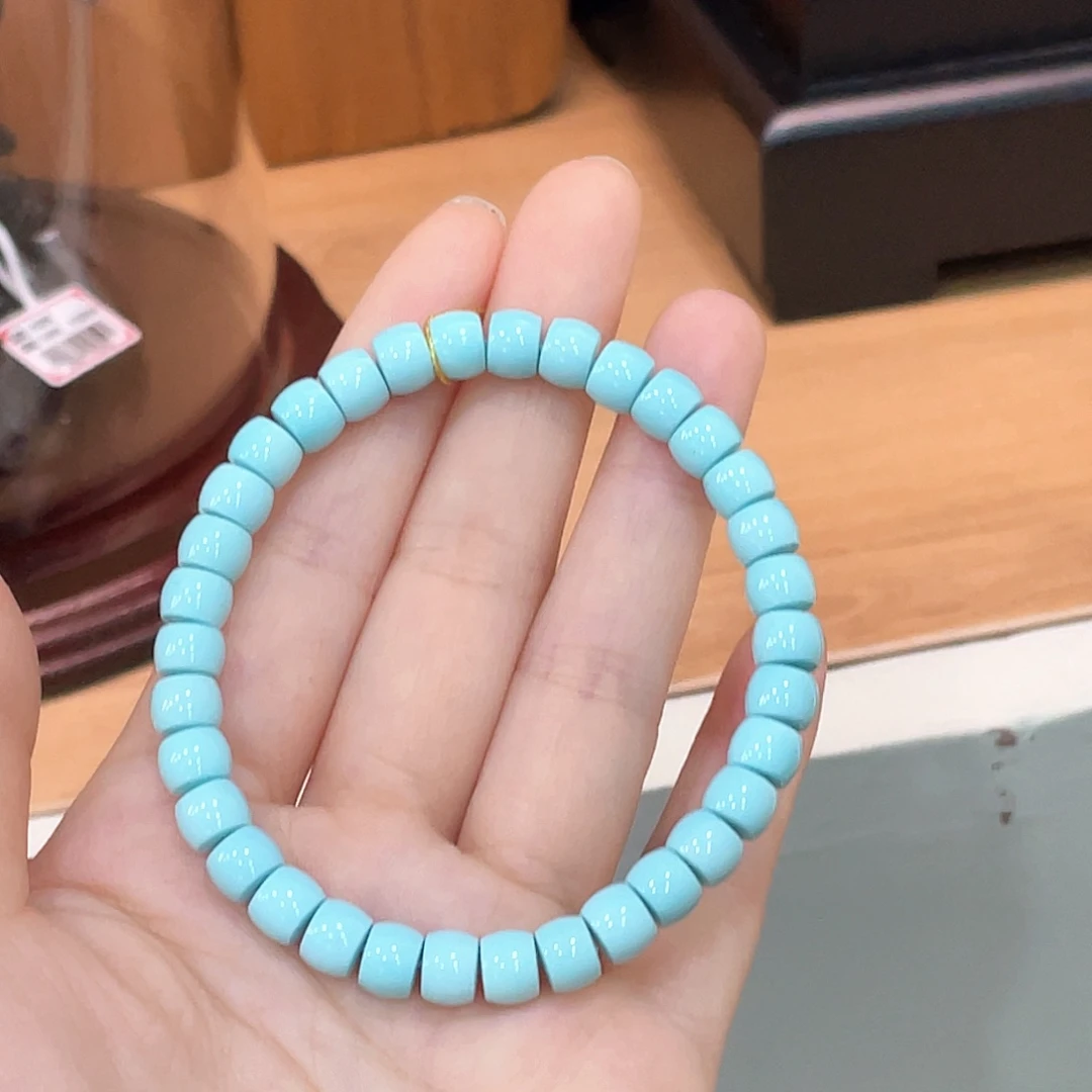快***粒未镶嵌绿松石颈饰