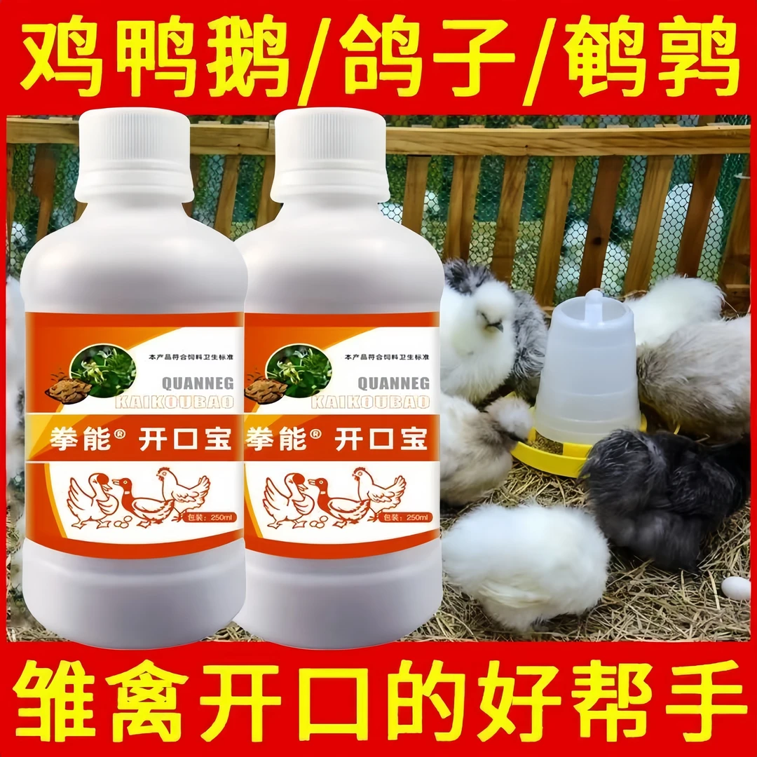 鸡鸭鹅育苗小鸡开口宝雏禽专用好帮手可饮水家禽养殖饲料育雏宝