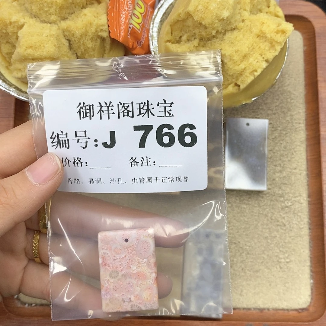 硅化珊瑚（珊瑚玉）颈饰未镶嵌B****r