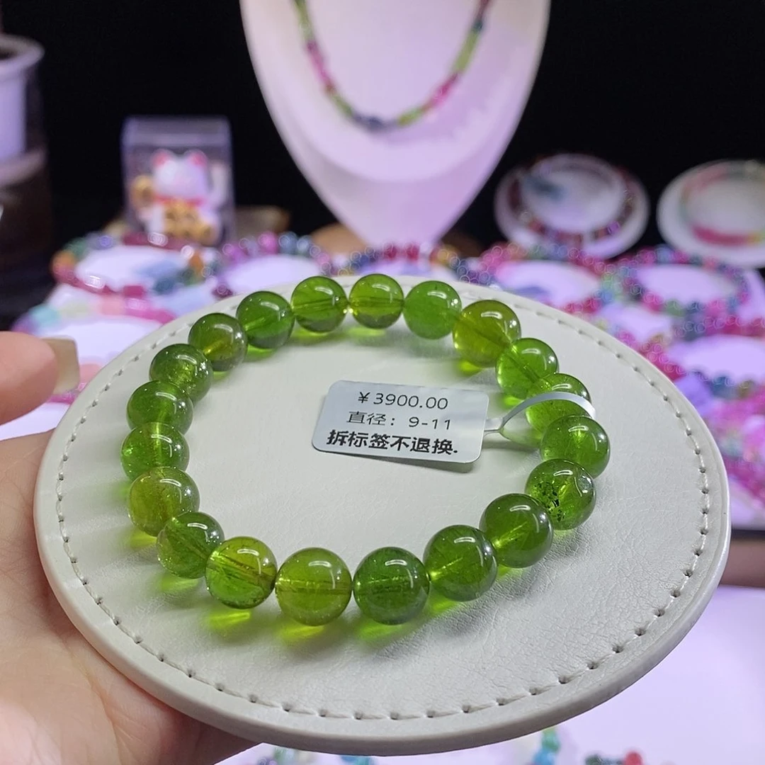 未镶嵌手链碧玺果绿