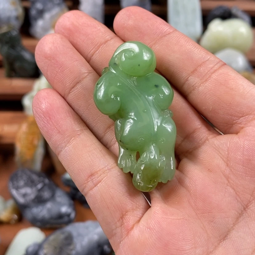 【闪购商品】未镶嵌和田玉把件有**头