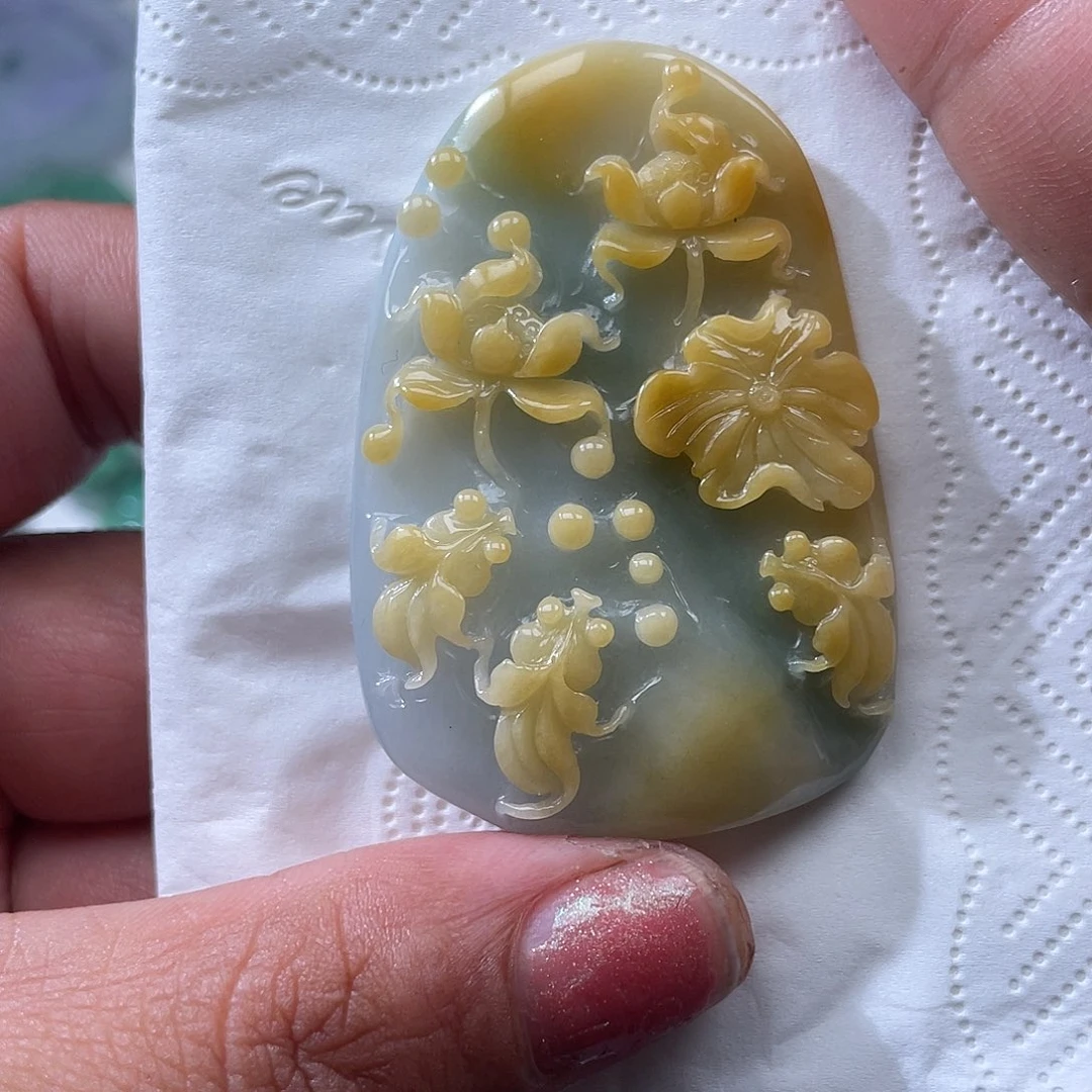 颈饰未镶嵌翡翠翡玉缘翡翠
