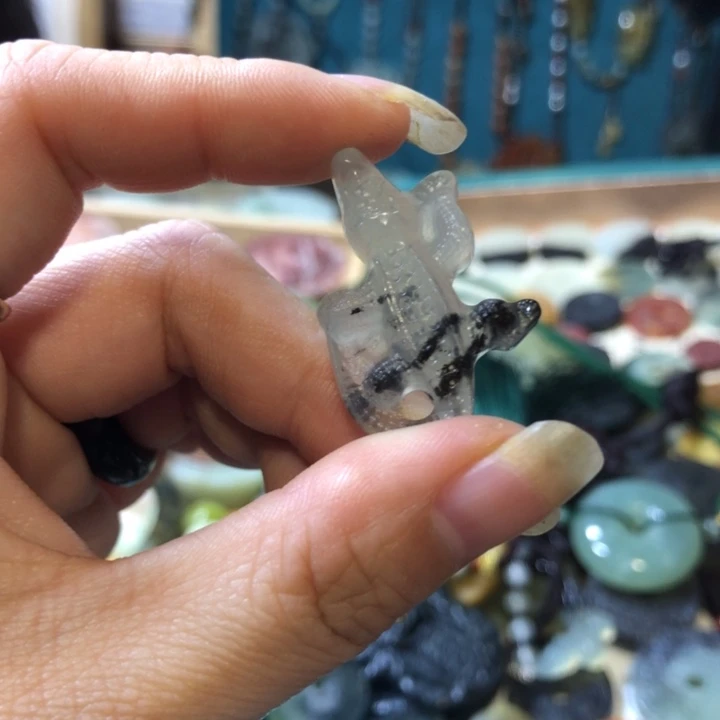 岫玉未镶嵌岫玉挂件