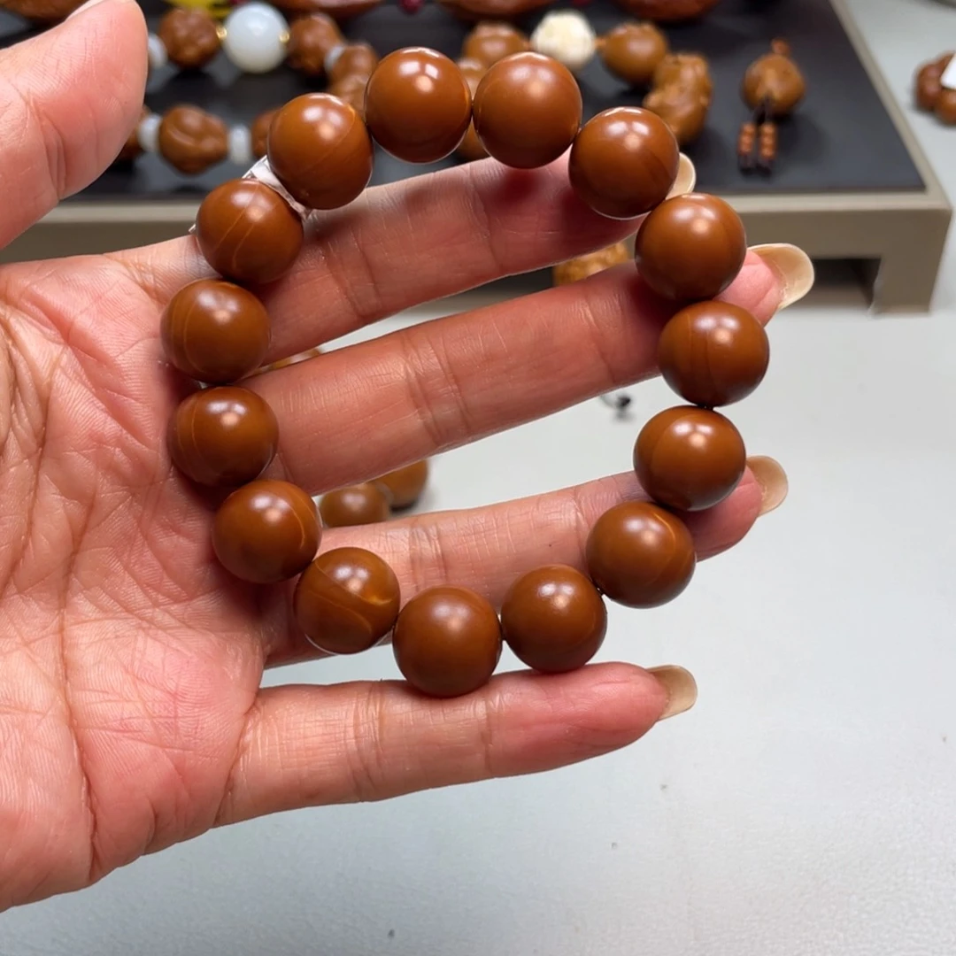 手串/手链橄榄核铁核光珠1.45