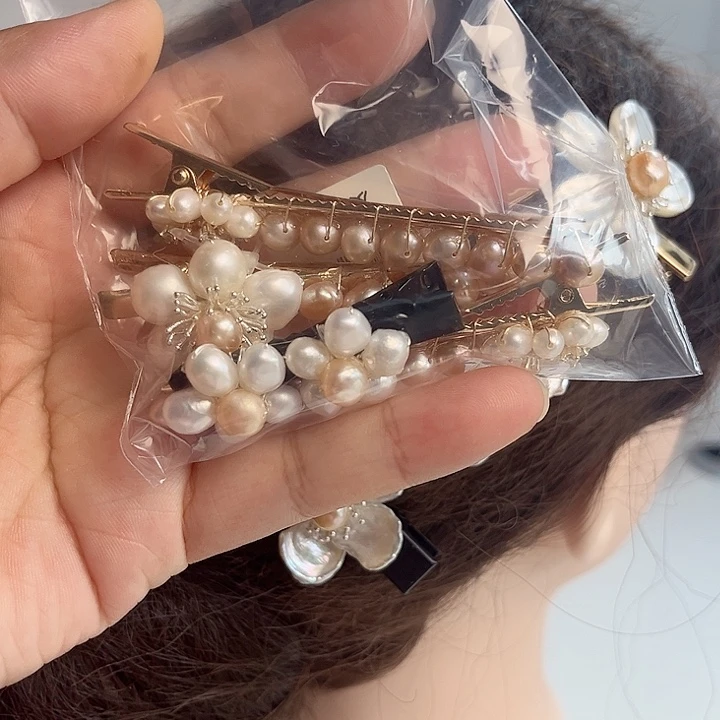 发夹未镶嵌淡水珍珠