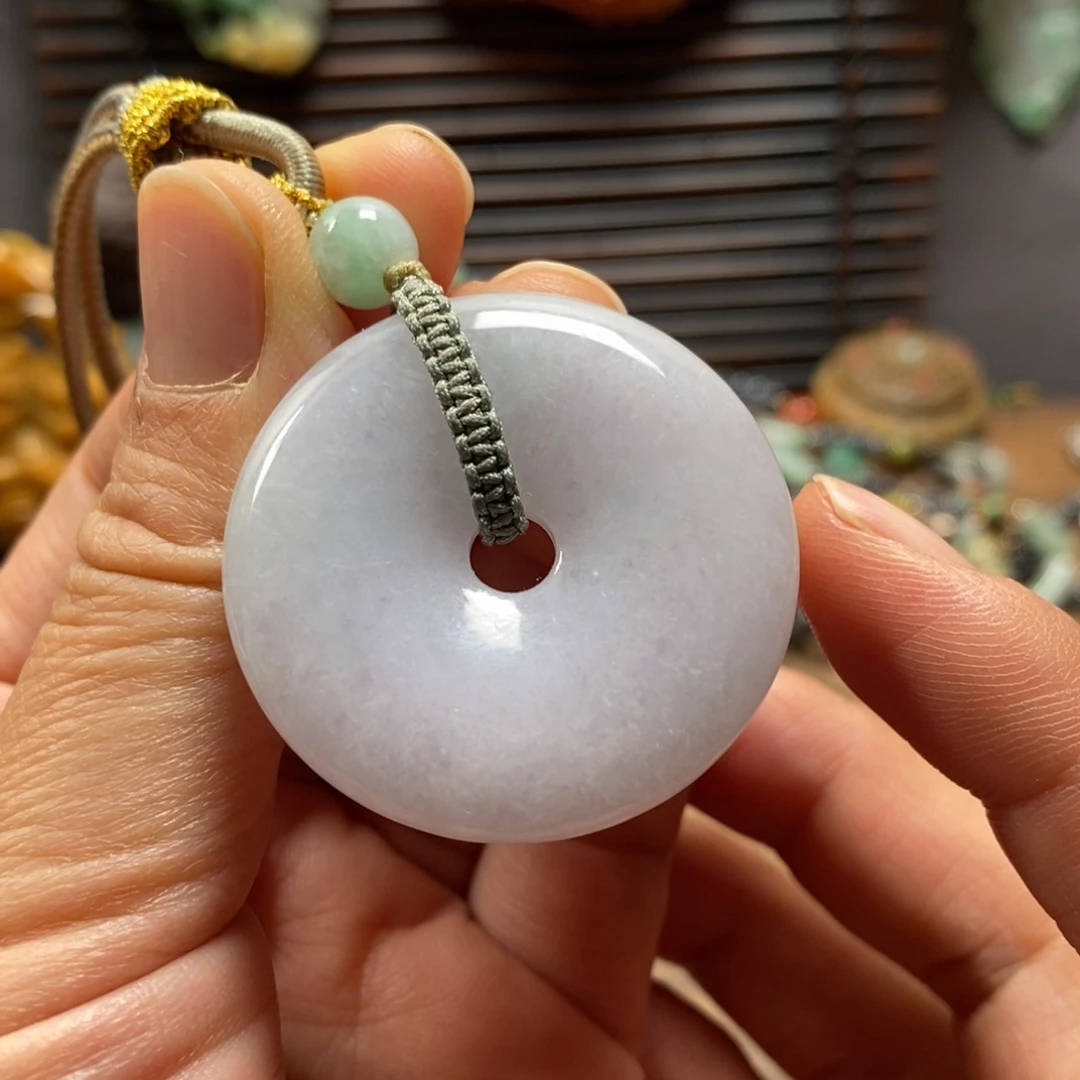 翡翠未镶嵌颈饰复古国风