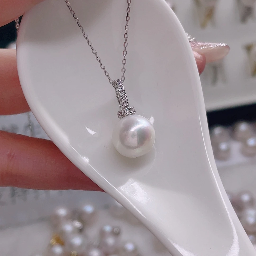 淡水珍珠未镶嵌吊坠(赠链)