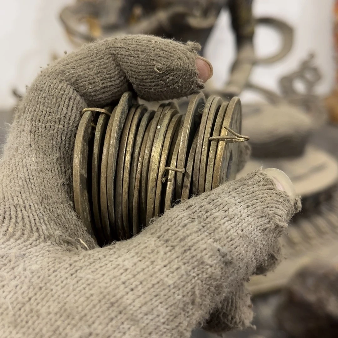 顺***华闪电购铜摆件工艺品