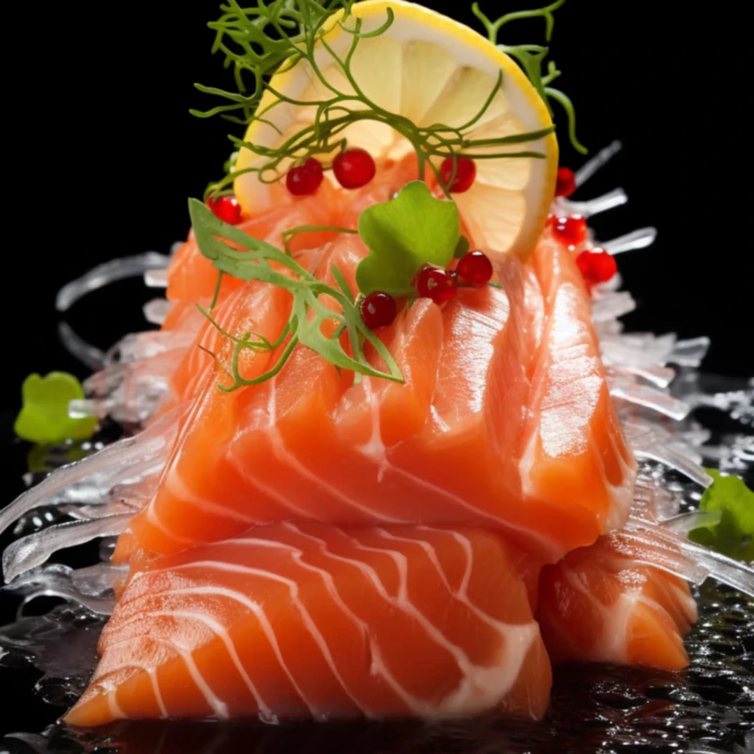 严选进口丹麦法罗皇冠冰鲜精修三文鱼高端水产新鲜双拼顺丰包邮