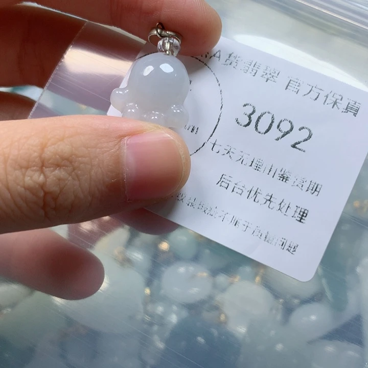 翡翠未镶嵌颈饰翡翠