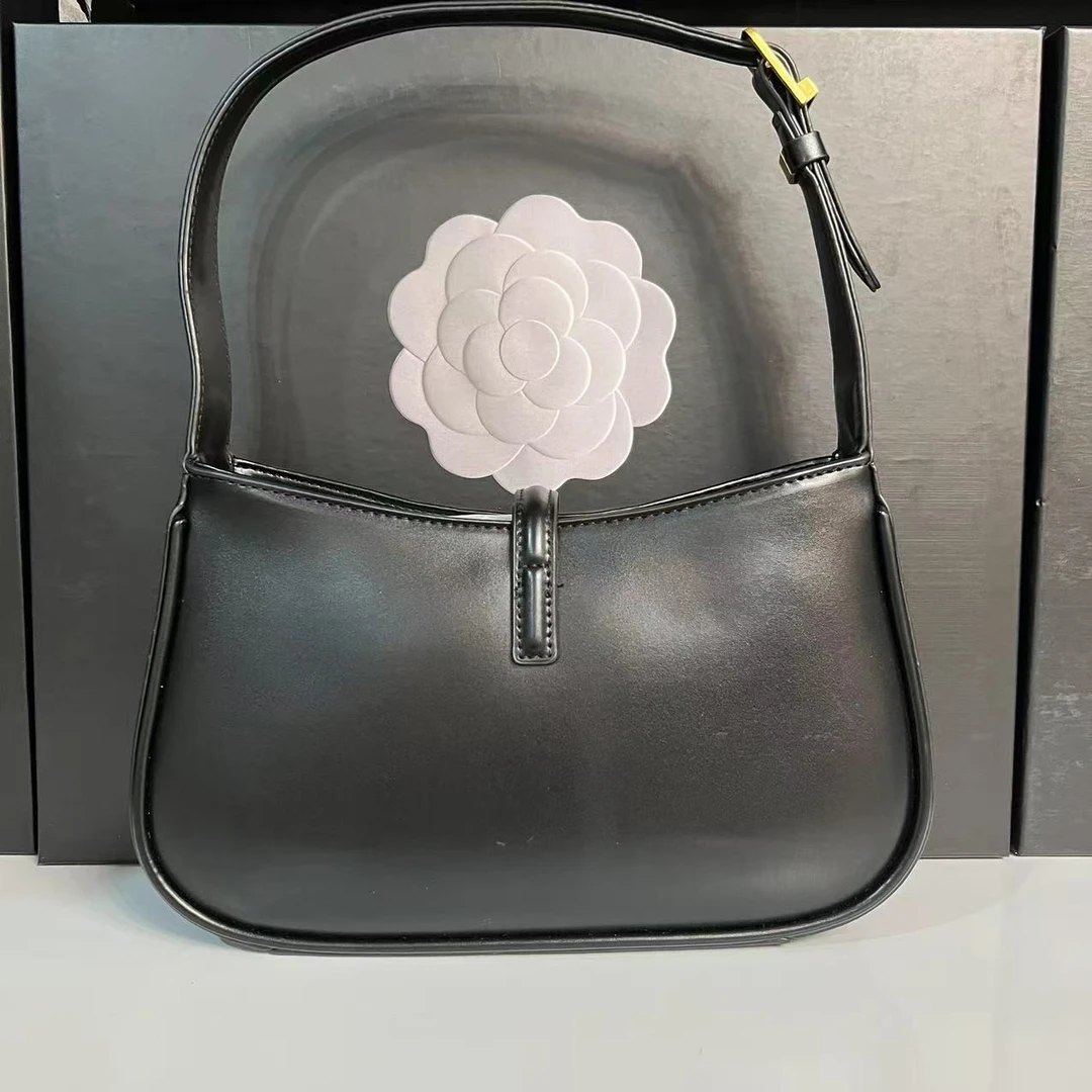 【口碑款】COCO DICV新款高端女包 阳扁腋下 黑白色25CM