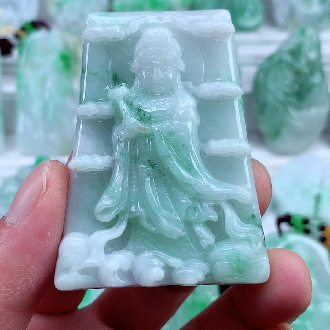 翡翠未镶嵌颈饰翡翠吊坠