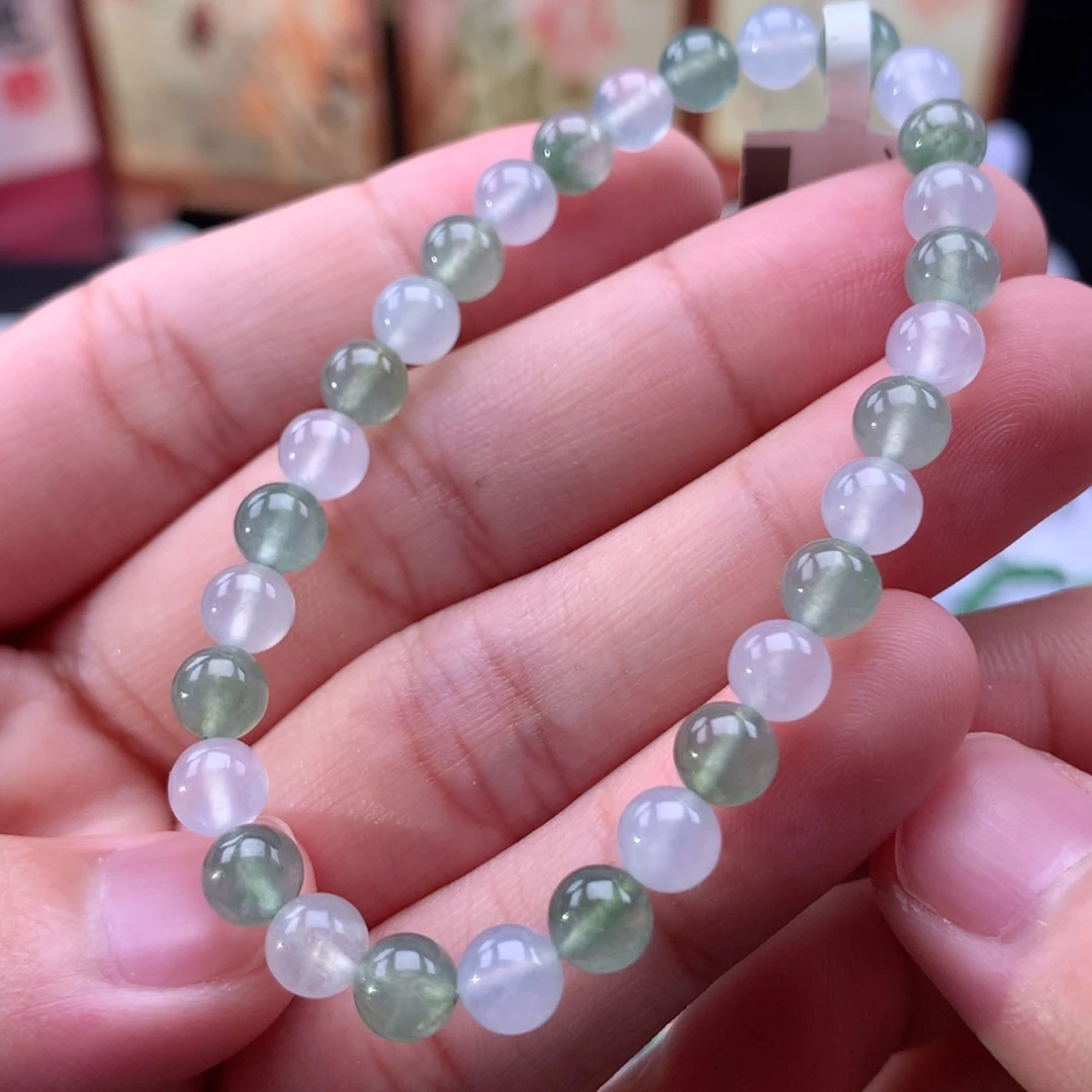 翡翠未镶嵌手链卡6