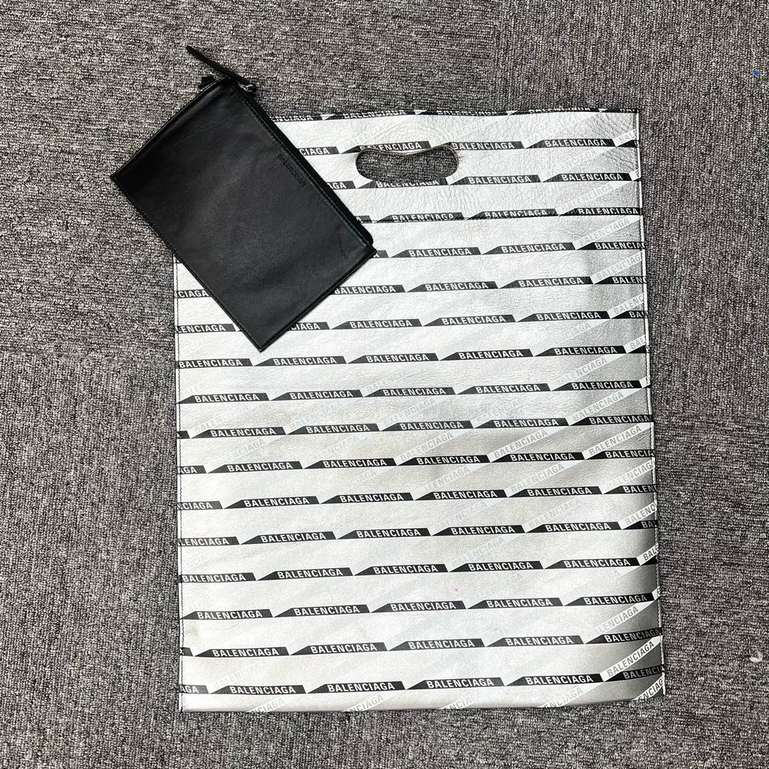 95新 Balenciaga/巴黎世家 97新/手提二合一tote字母包/编码0983