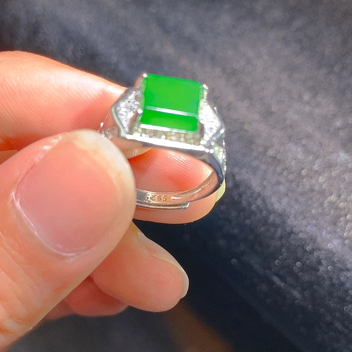 【闪购商品】翡翠颈饰银S925镶嵌翡翠