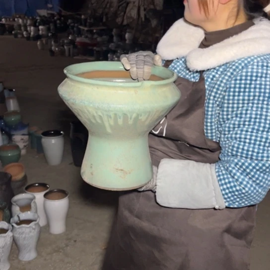 红陶口25高26瑕疵