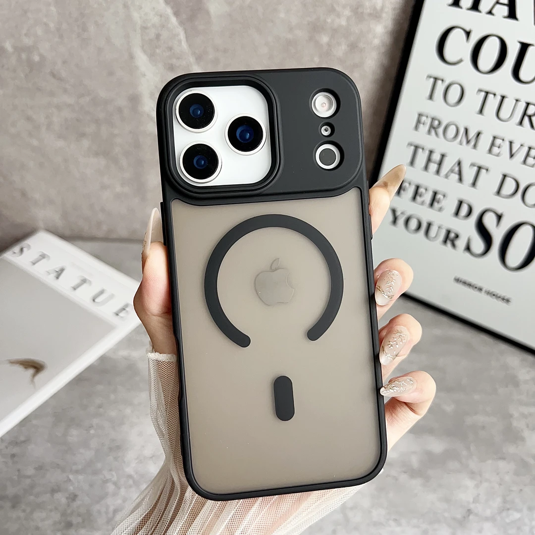 适用苹果17手机壳iphone17pro亚克力肤感磁吸壳max全包防摔保护16