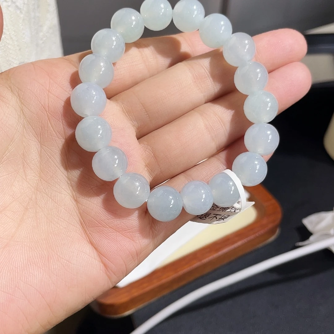 翡翠未镶嵌手链天然缅甸翡翠A货卡11.8