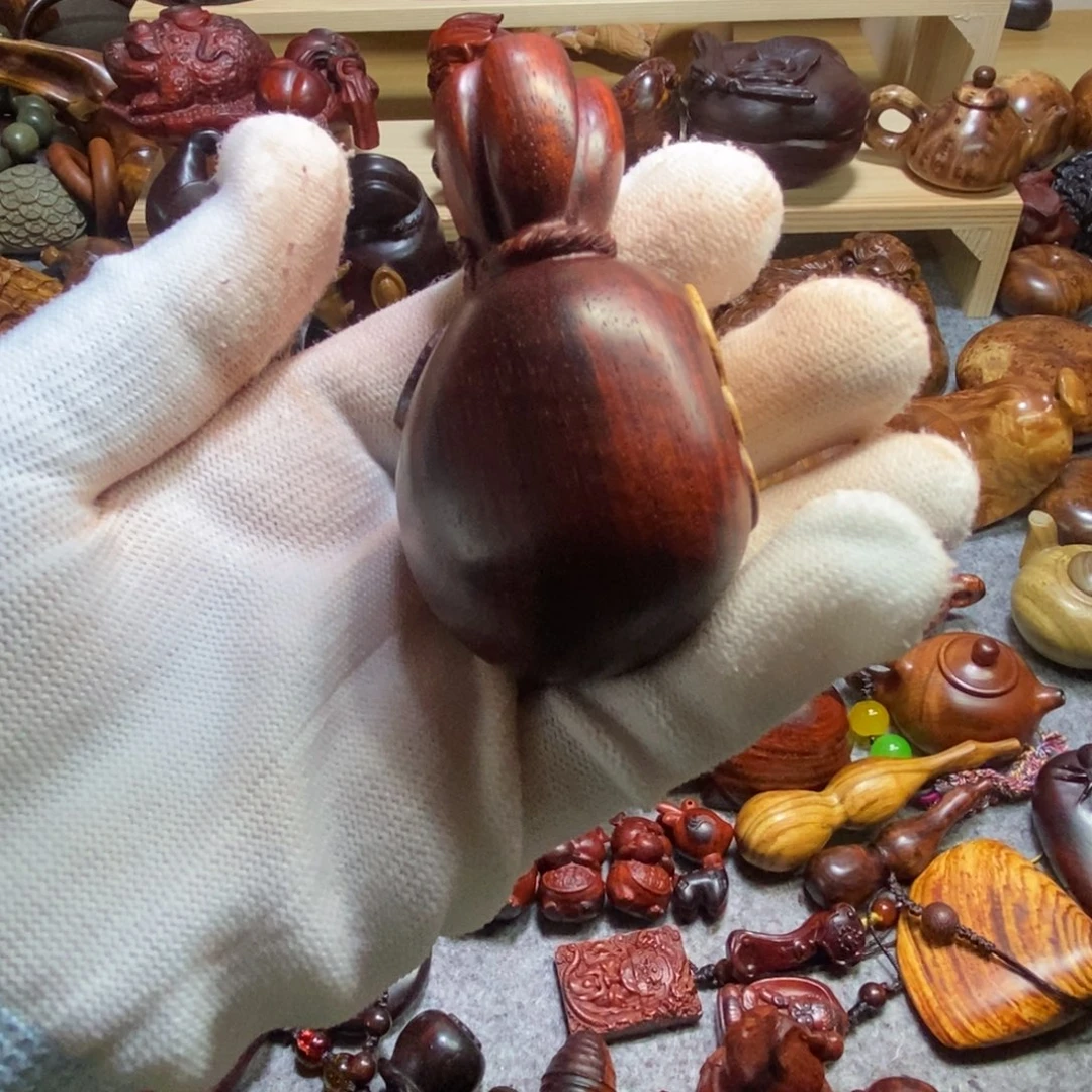 无事牌檀香紫檀（小叶紫檀）小叶紫檀钱袋子