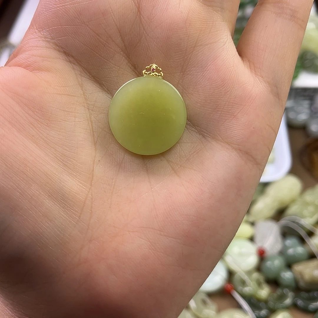 和田玉未镶嵌颈饰灭**太