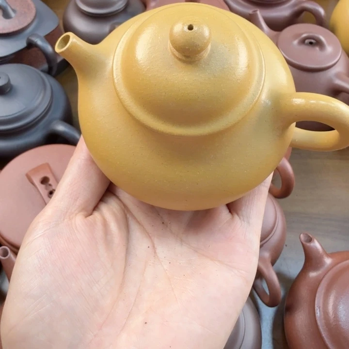 茶壶紫砂150cc黄金段容天