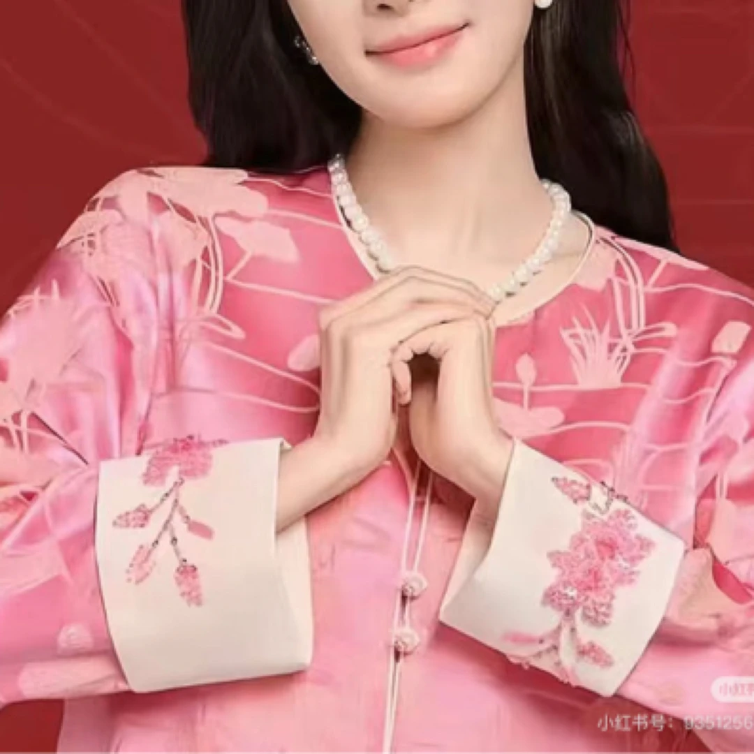 幂幂同款夏季外套女款刺绣气质常规款开衫春夏女新中式女轻奢时尚