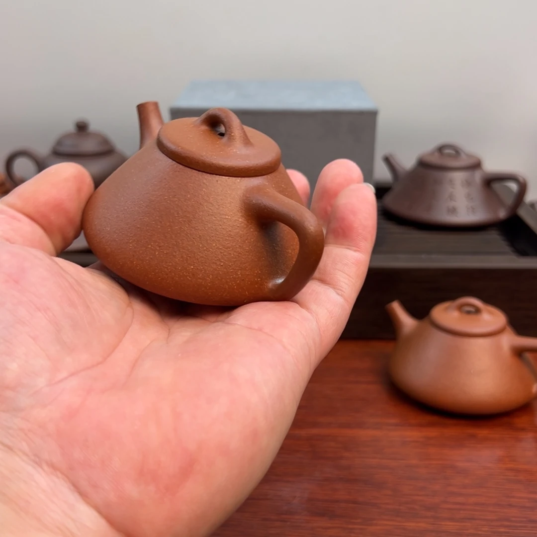 紫砂茶壶微瑕：石瓢100cc 降坡