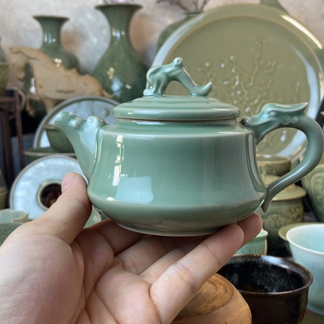 耀州窑福利款龙头壶