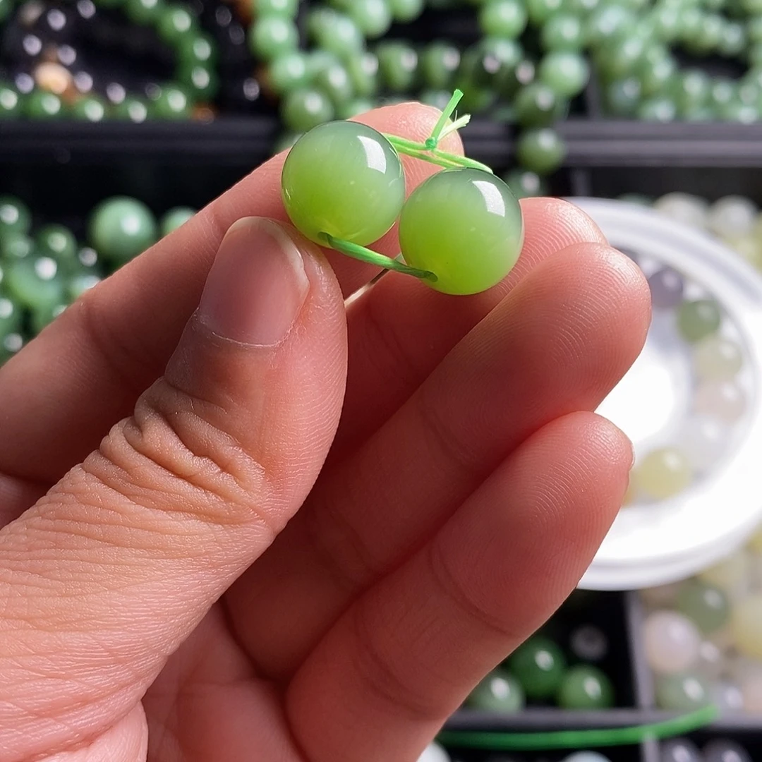 和田玉（碧玉）未镶嵌珠宝半成品