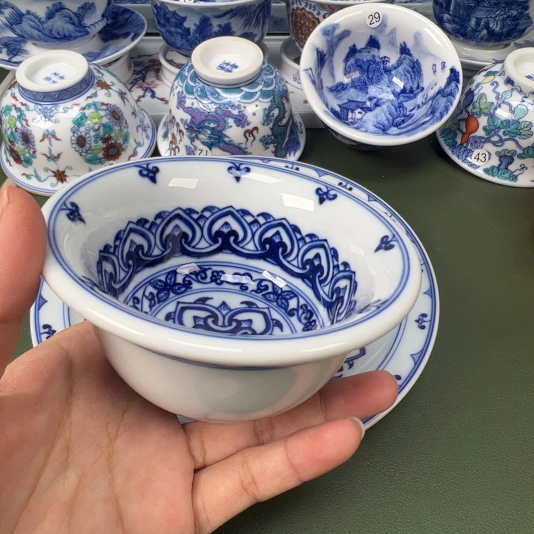 陶瓷景德镇纯手工纯手绘茶具木木8