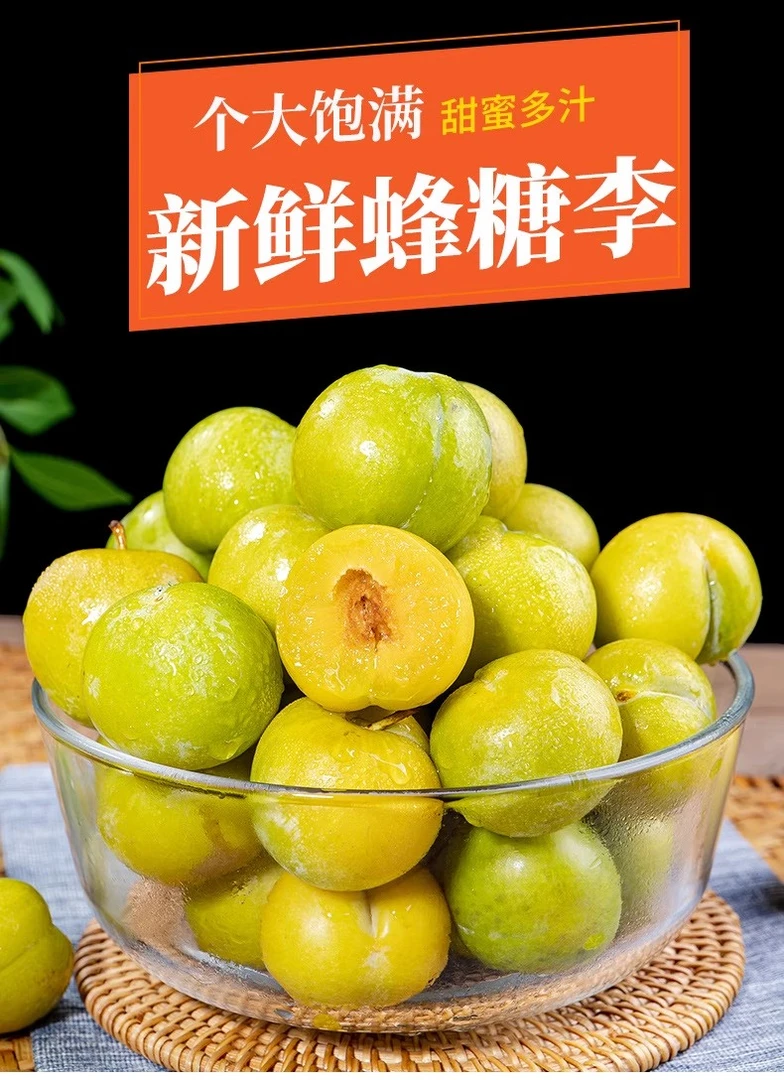 【顺丰包邮】正宗六马蜂糖李水果当季现摘脆李新鲜蜂糖李子黄金奈李